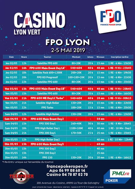 Lyon poker tournoi